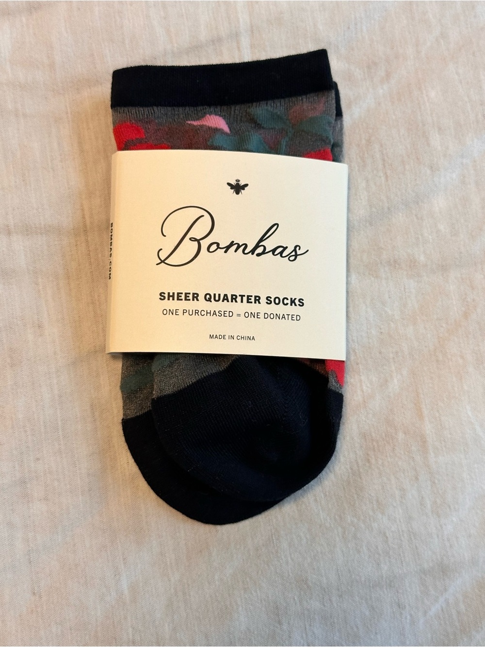Bombas Sheer Quarter Socks